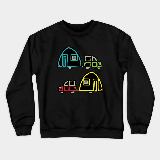 Caravan Crewneck Sweatshirt by Mark Ewbie